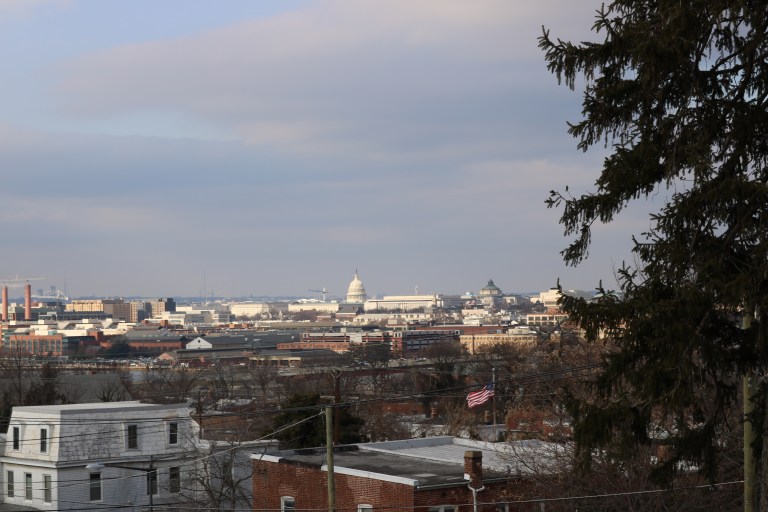 View from Cedar Hill, Frederick Douglass home